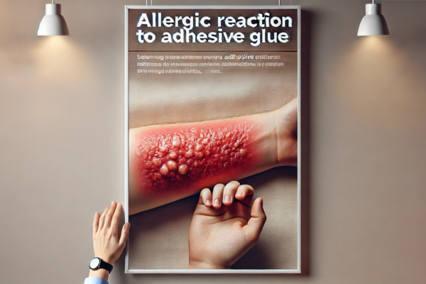 allergic reaction to adhesive glue