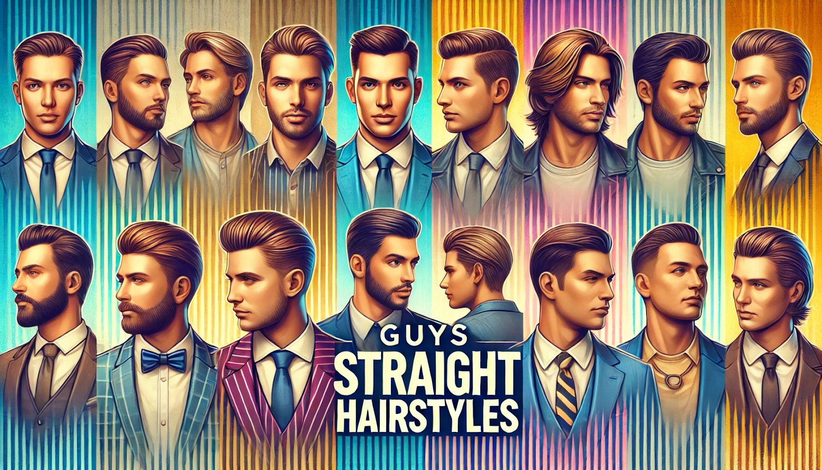 guys straight hairstyles