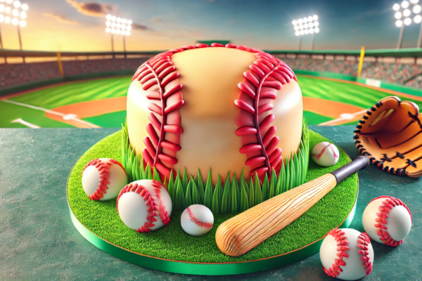 baseball cake