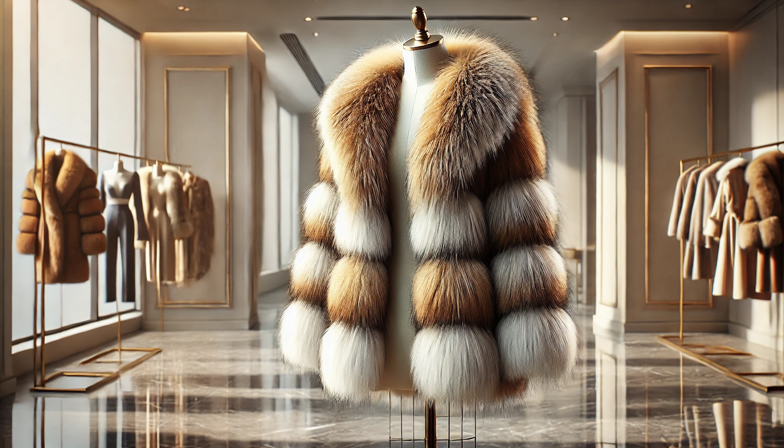 fox fur coat