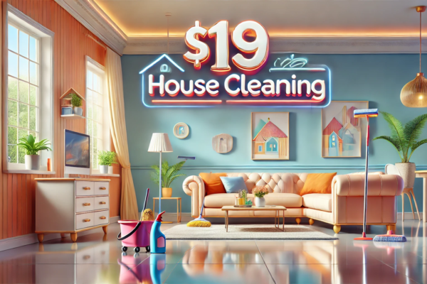 $19 house cleaning