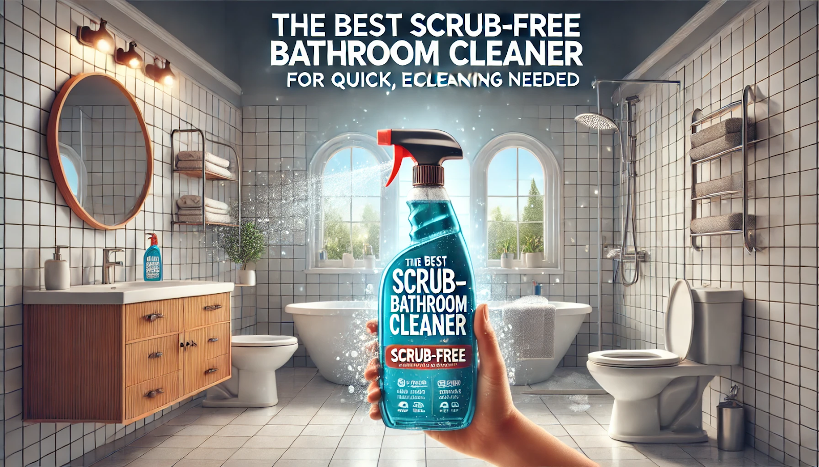 scrub free bathroom cleaner