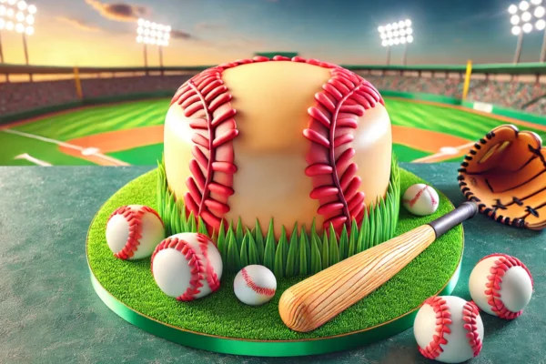 baseball cake