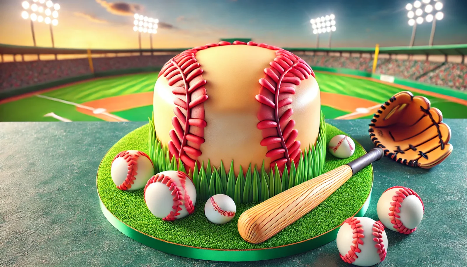 baseball cake