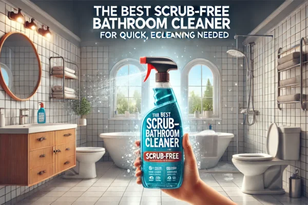 scrub free bathroom cleaner