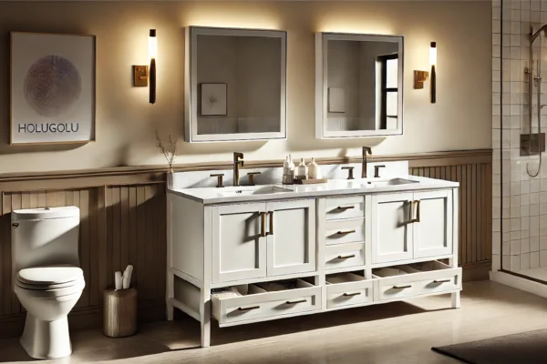 60 bathroom vanity double sink
